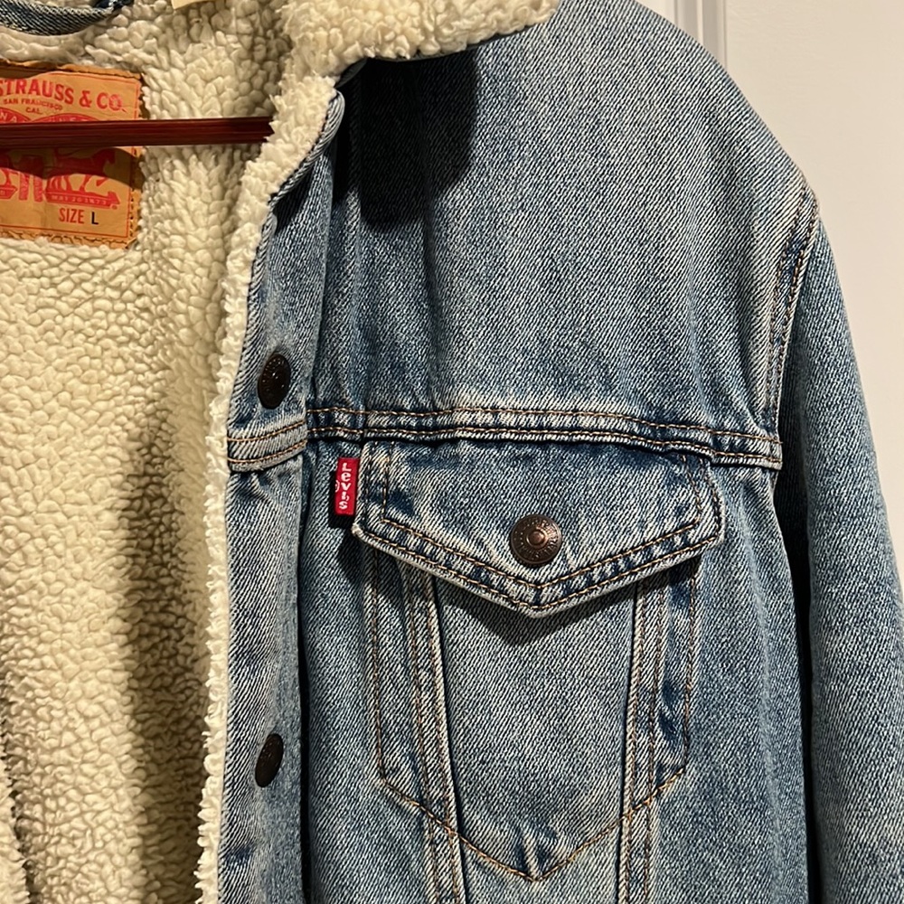 Levi’s Mens Fleece Lined Denim Jacket
